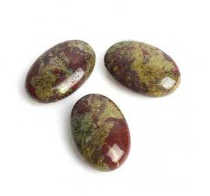 Массажный камень яшма (6 х 4 х 1,5 см.)