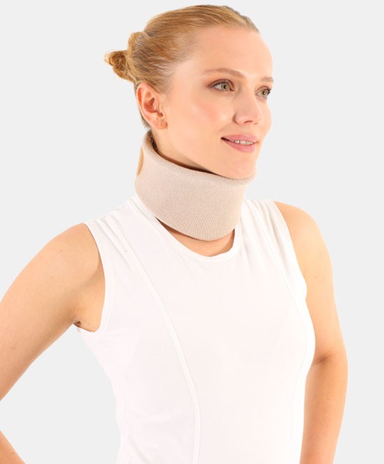 Бандаж на шею Нельсона, полужесткий с фиксацией подбородка - Ersamed ERS-110K